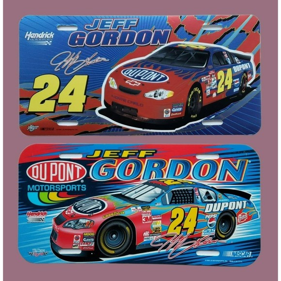 WinCraft Other - Wincraft Racing & Winner's Circle Jeff Gordon #24 Plastic License Plate Lot OF 2